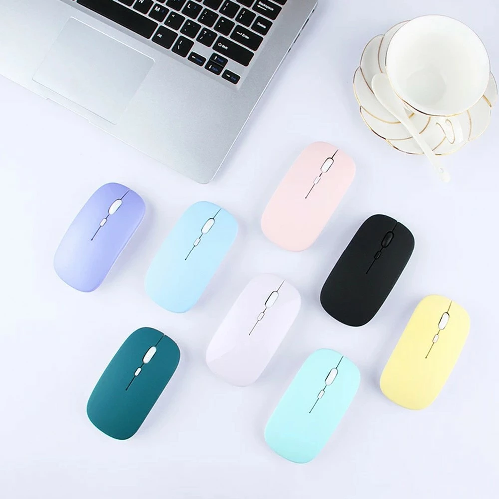 2.4G Wireless Bluetooth Mouse For MacBook, IPad, Windows Laptop, Tablet - Blue - Image 5