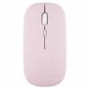2.4G Wireless Bluetooth Mouse For MacBook, IPad, Windows Laptop, Tablet - Pink