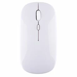 2.4G Wireless Bluetooth Mouse For MacBook, IPad, Windows Laptop, Tablet - White
