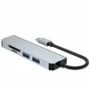 5 In 1 Type-C Dispenser USB 3.0 Hub For USB C Laptop, Mobile Phone, Pad And Other Devices Support Windows, Mac OS, Linux