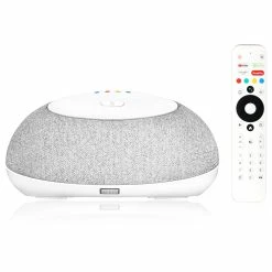 MECOOL Home Plus KA1 4GB/32GB DVB TV Box Smart Speaker Combo, Amlogic S905X4, Google Assistant, 4K Streaming, Smart Home Control