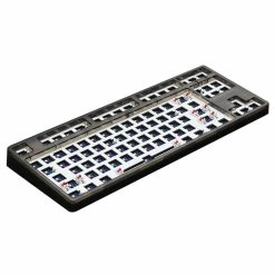 ACGAM MMD87 Bluetooth 5.0 2.4G Type-C Connection 87 Keys Hot-Swappable Mechanical Keyboard DIY Kits - Black