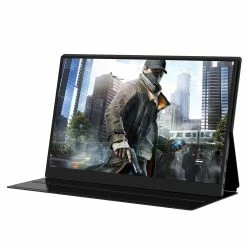 AOSIMAN ASM-156FCC Portable Monitor 15.6 Inch IPS HDR 1920*1080 Resolution Full Metal Body Dual Type-C+Mini HDMI