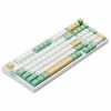 Ajazz AK966 96 Keys Hot Swappable Gasket 2.4Ghz/Bluetooth 5.0/Type-C Wired Triple Modes Mechanical Gaming Keyboard - Green Land