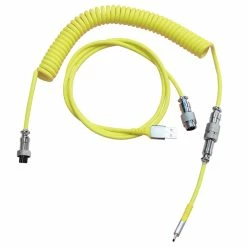 Ajazz AL60 TPE Data Cable Keyboard Accessory Flexible 20-230cm USB Type-c Interface - Yellow
