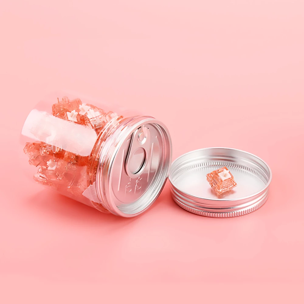 Ajazz Customized Fruit Switch Peach Switch Set For Keyboard DIY 45+1 Pieces - Image 4