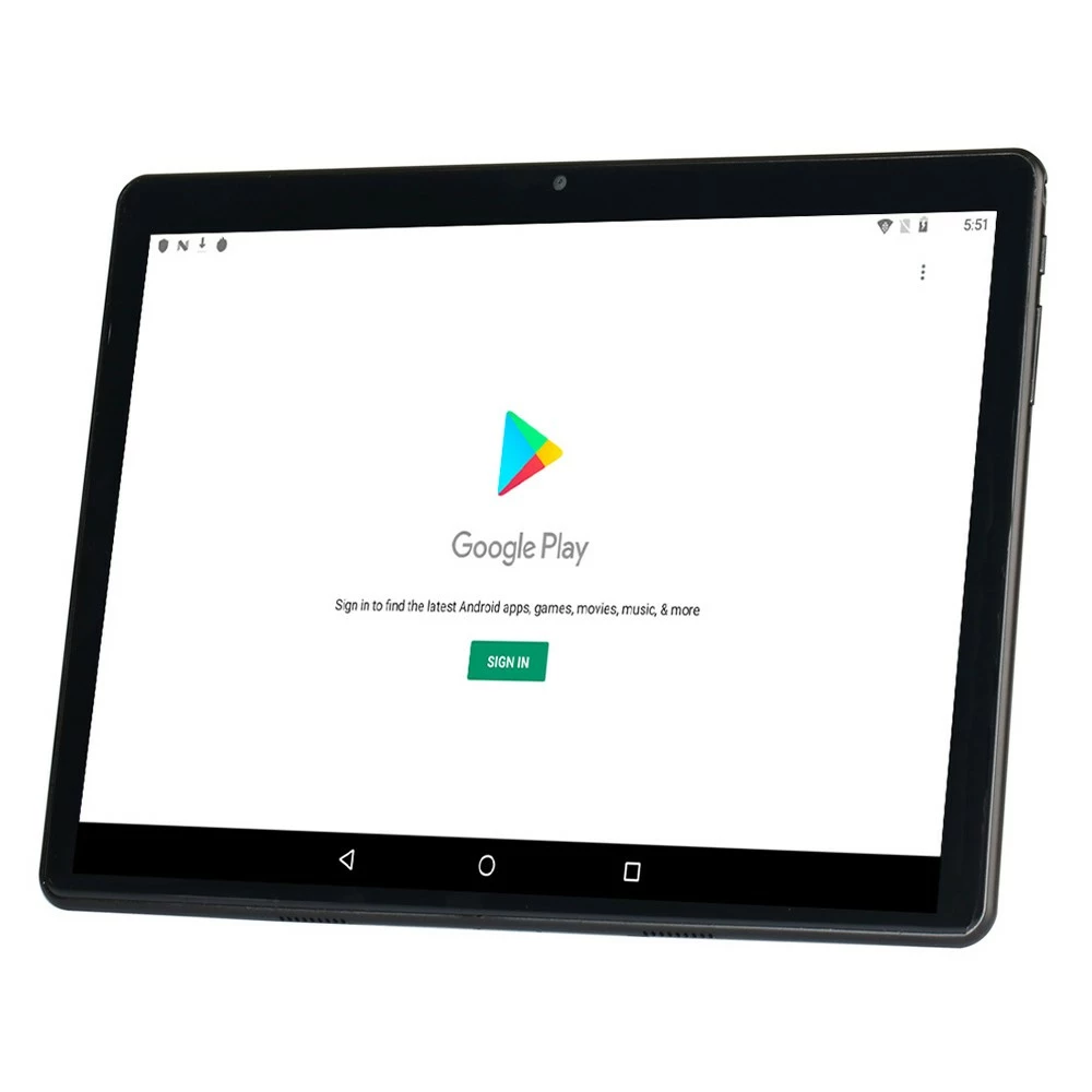 BDF M107 10.1 Inch 4G LTE Tablet For Kids Octa Core 2GB+32GB Android 10 8MP+2MP Dual Camera With Leather Case - Black - Image 4