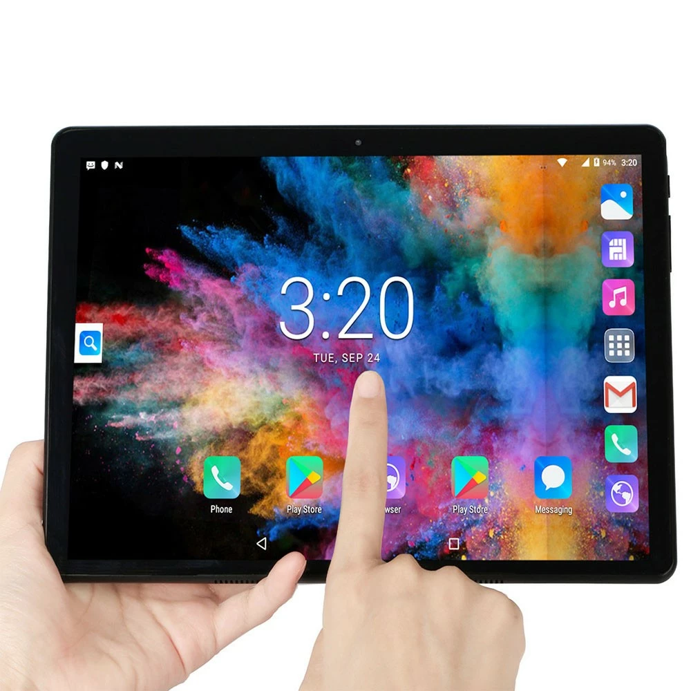 BDF M107 10.1 Inch 4G LTE Tablet For Kids Octa Core 2GB+32GB Android 10 8MP+2MP Dual Camera With Leather Case - Black - Image 6