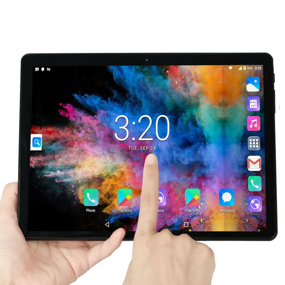 BDF M107 10.1 Inch 4G LTE Tablet For Kids Octa Core 2GB+32GB Android 10 8MP+2MP Dual Camera With Leather Case - Golden - Image 6