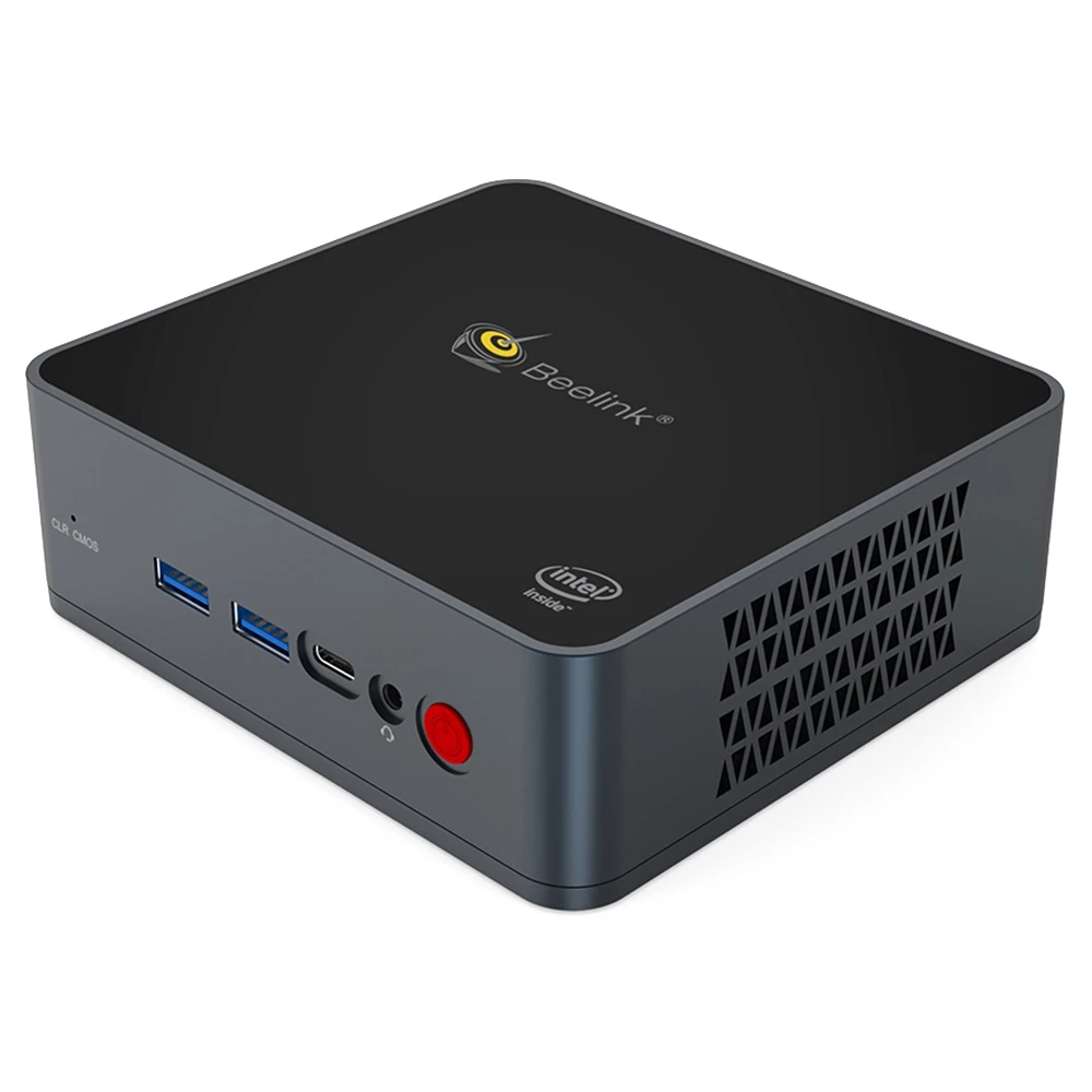 Beelink GK55 Windows10 Mini PC Gemini Lake-R J4125 Quad Core 8GB RAM 256GB SSD 2.4G+5G WIFI HDMI*2 RJ45*2 - Image 4
