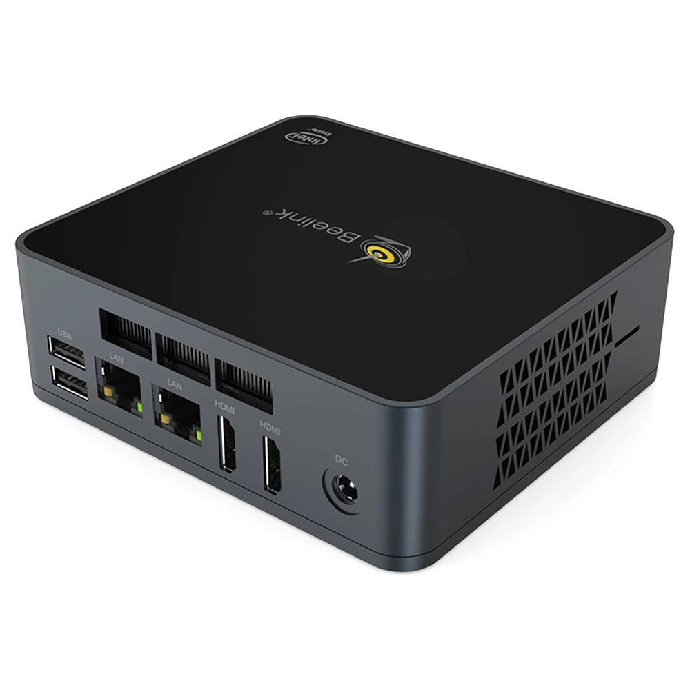 Beelink GK55 Windows10 Mini PC Gemini Lake-R J4125 Quad Core 8GB RAM 256GB SSD 2.4G+5G WIFI HDMI*2 RJ45*2 - Image 5