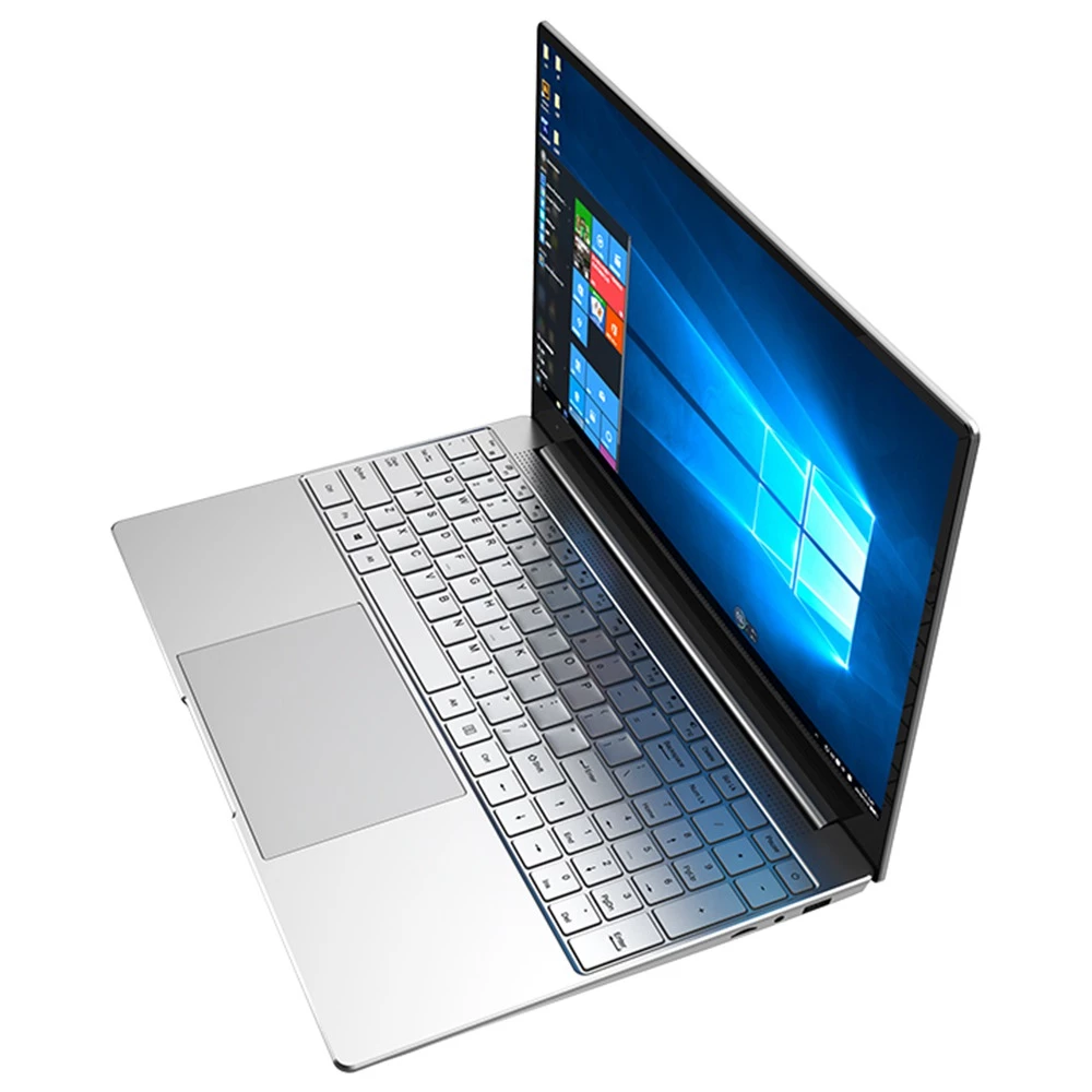 CENAVA F158G Laptop Intel Celeron J4125 15.6 Inch 1920 X 1080 IPS Screen Intel UHD Graphics 600 Windows 10 8GB DDR4 256GB SSD Full Size Backlit Keyboard English Version - Silver - Image 2