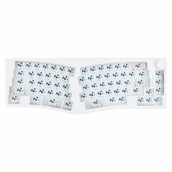 FEKER Alice 80 68-key 65% Gasket Hot Swappable Split Wired/Wireless Mechanical Keyboard DIY Kit, South-Facing LED Light - White