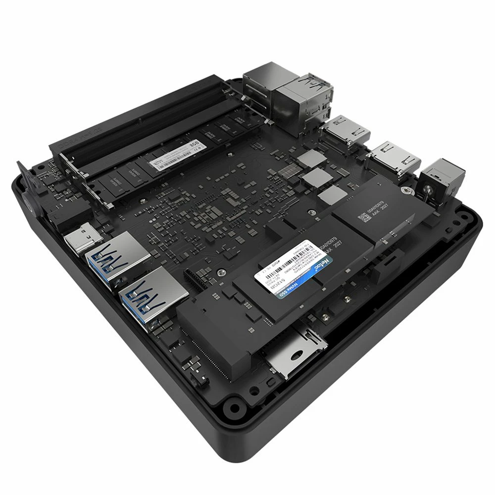 GMK NucBox2 Intel Core I5-8259U 8GB RAM 256GB SSD Licensed Windows 10 Mini PC WIFI 5 RJ45 SATA HDMI*2 - Image 6