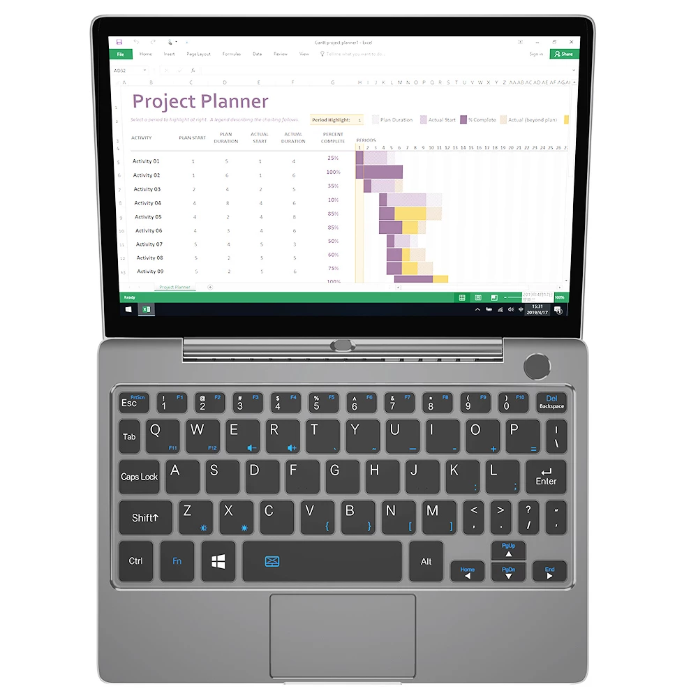 GPD P2 Max Portable Laptop Ultrabook Mini PC 8.9 Inch 2560x1600 Touchscreen Intel Pentium N6000 16GB RAM 1TB SSD Windows 10 Home 9200mAh Battery QWERTY Keyboard - US Plug - Image 5