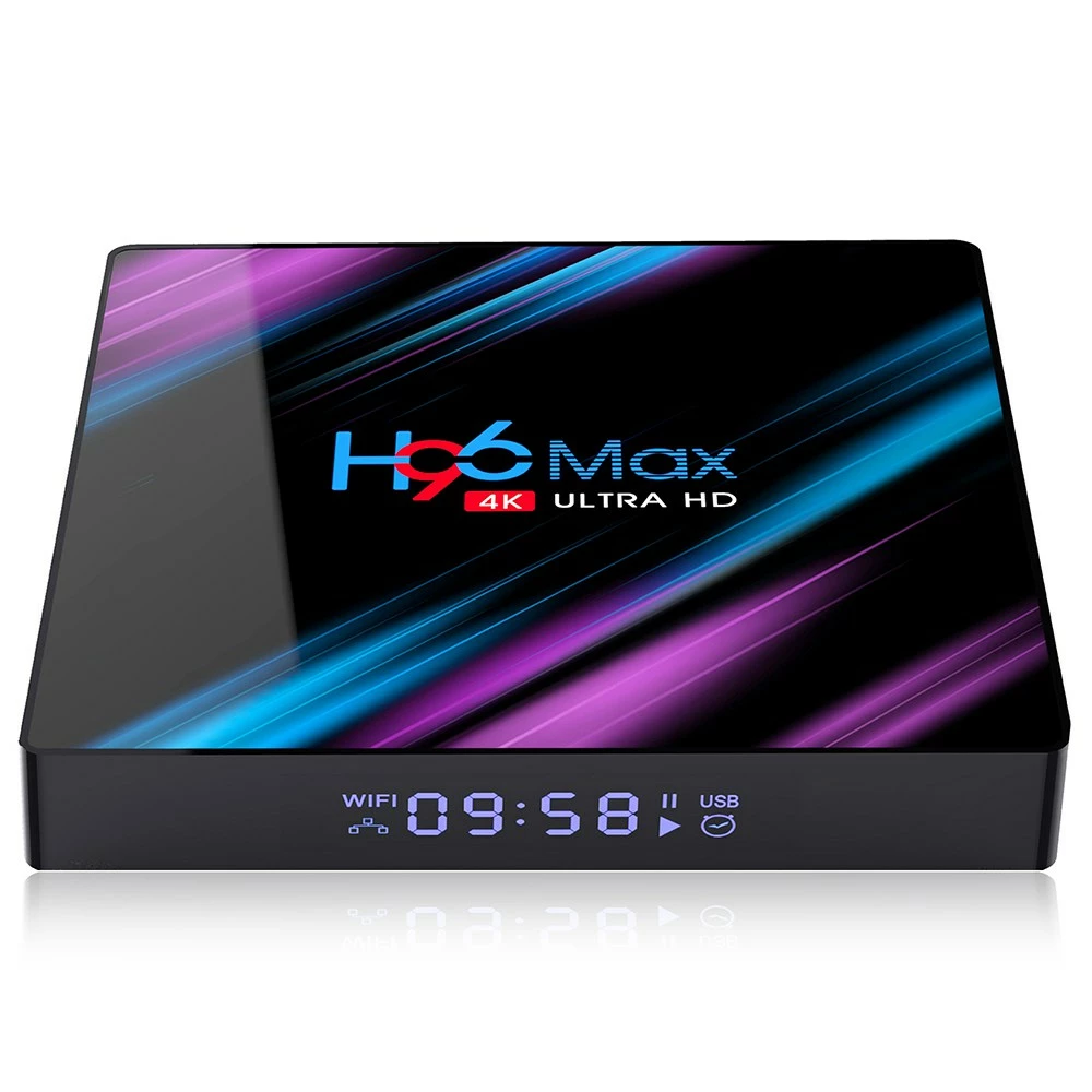 H96 MAX-3318 Android 9.0 TV BOX RK3318 2G/16G 2.4G+5G WIFI 100M LAN USB3.0 - Image 3