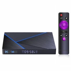 H96 MAX V56 Android 12 RK3566 8GB/64GB TV BOX 1.8GHz 2.4G+5G WIFI Gigabit LAN 8K Decode - US Plug