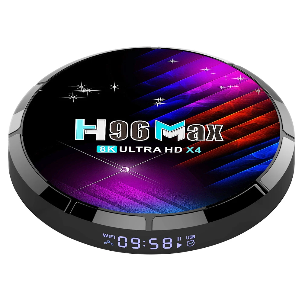 H96 Max X4 2GB+16GB Android 11 TV Box Amlogic S905X4 64-bit Quad Core 2.4G+5G WiFi 4K AV1 Decoding Media Player Smart Set Top Box - US Plug - Image 3