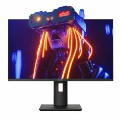 KTC M27T20 27 Inch Mini-LED Gaming Monitor, 2560x1440 2K QHD 165Hz HVA 1ms MPRT Response Time Quantum Dot Tech HDR 1000, Compatible With FreeSync G-Sync, Built-in Speakers Ambient Light, USB3.0 UpStream 2xHDMI2.0 DP1.4 90W Type-C Audio KVM Wall Mount