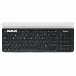 Logitech K780 Multi-Device Ultra-thin Wireless Bluetooth Full-size Keyboard 2.4GHz For Smartphone / Tablet - Black