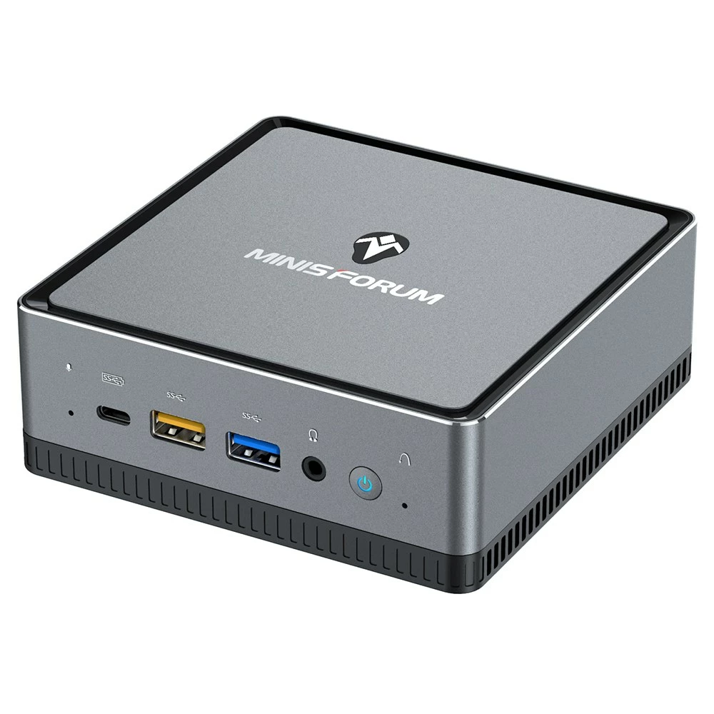 MINISFORUM UM700 AMD Ryzen7 3750H Quad Core Mini PC 8GB DDR4 128GB SSD Windows 10 Pro Radeon Vega 10 Graphics WiFi 5 HDMI DP RJ45*2