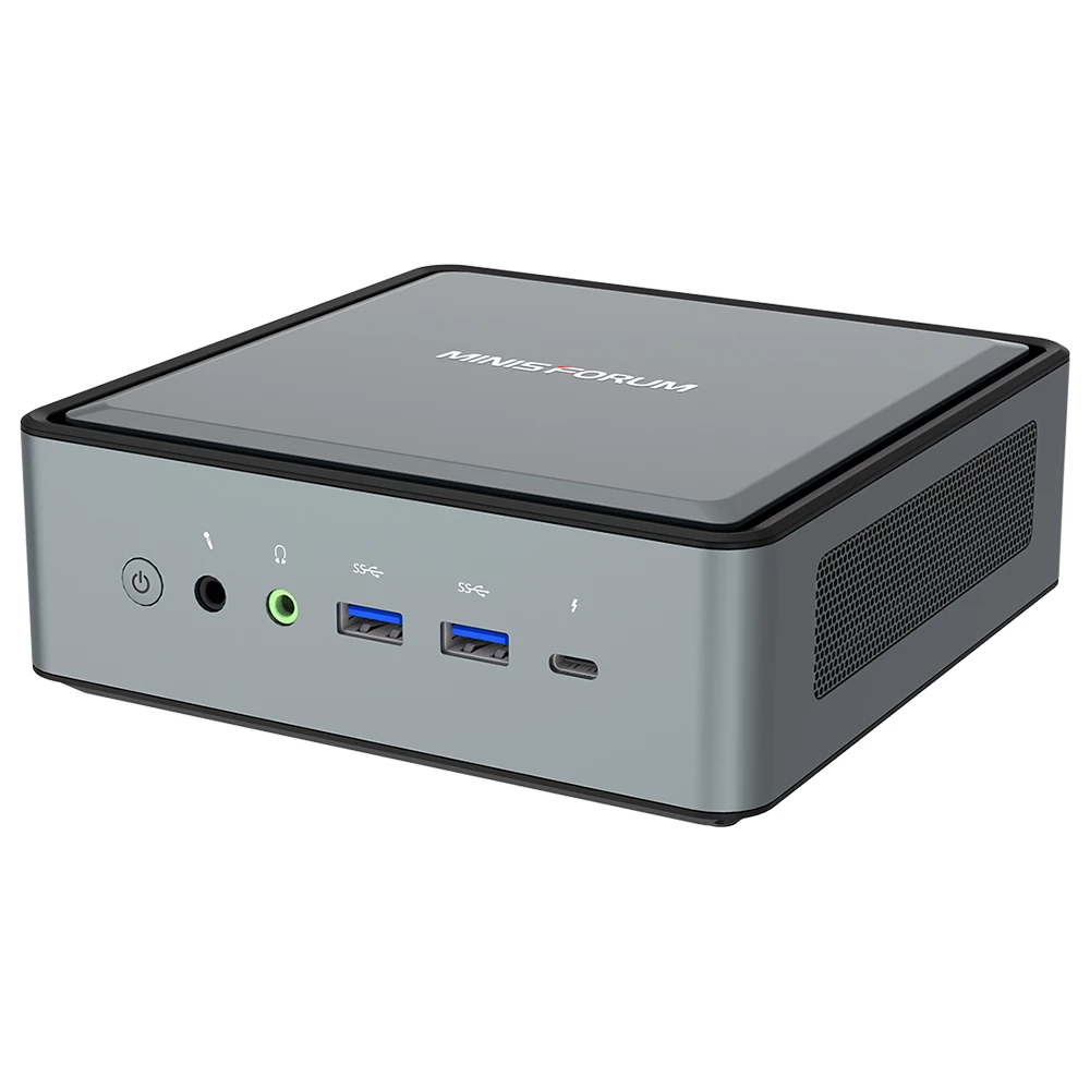 MINISFORUM TL50 Intel Core I5-1135G7 12GB RAM 256GB SSD Windows 10 Pro Mini PC 5G WIFI 2.5G RJ45*2 SATA*2 HDMI DP TYPE-C