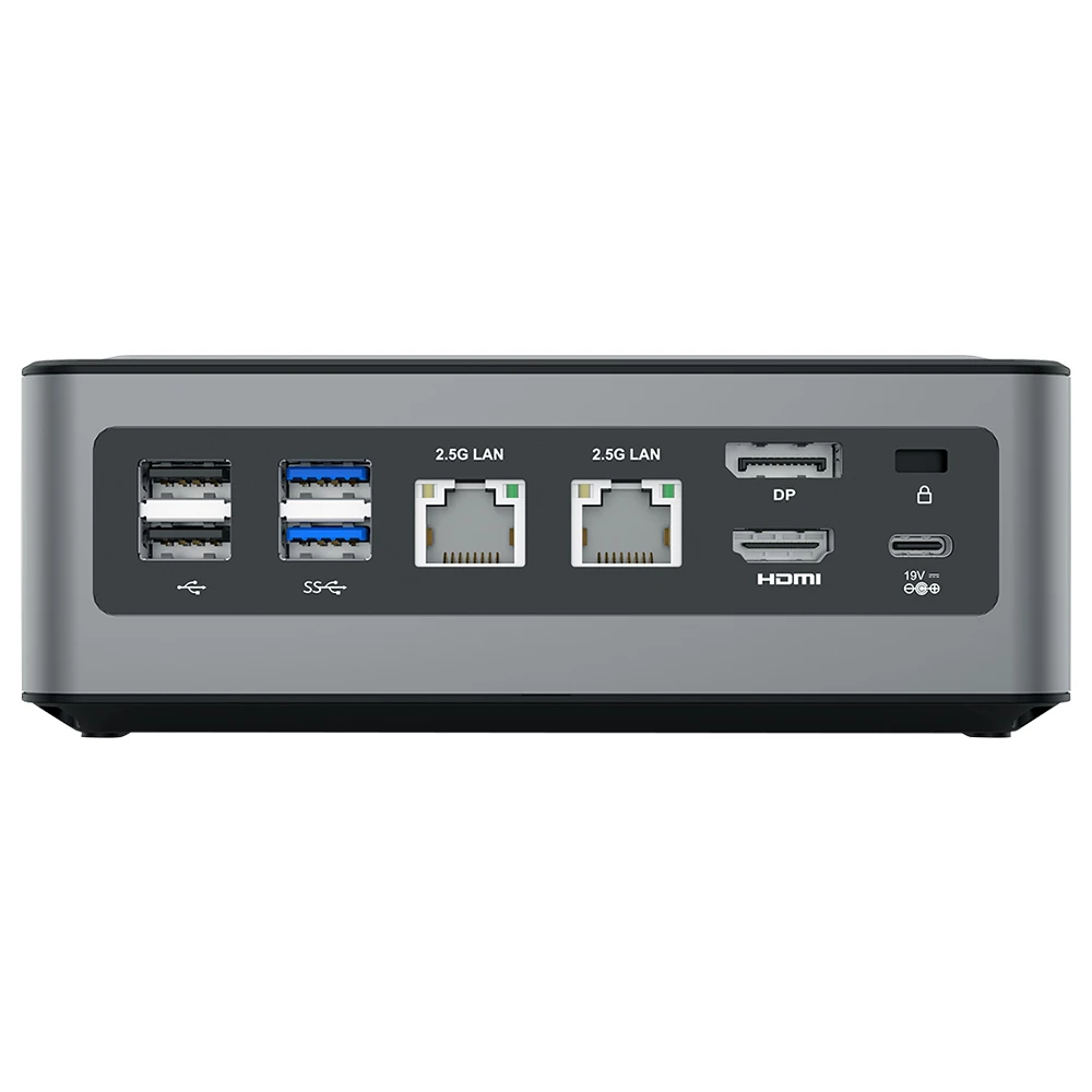 MINISFORUM TL50 Intel Core I5-1135G7 12GB RAM 256GB SSD Windows 10 Pro Mini PC 5G WIFI 2.5G RJ45*2 SATA*2 HDMI DP TYPE-C - Image 5