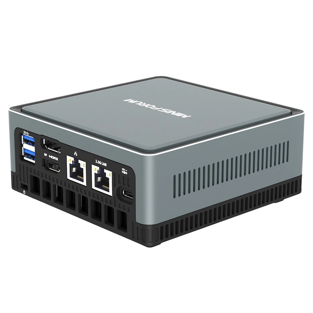 MINISFORUM U850 Intel Core I5-10210U 8GB RAM 256GB SSD Licensed Windows 10 Pro Mini PC WIFI 6 2.5G LAN SATA*2 RJ45*2 HDMI DP - Image 2
