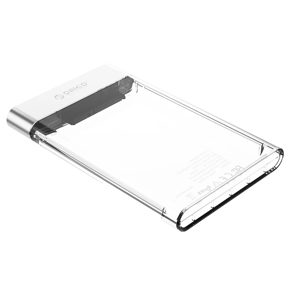 ORICO 2.5 Inch Transparent USB3.0 Hard Drive Enclosure - Image 2
