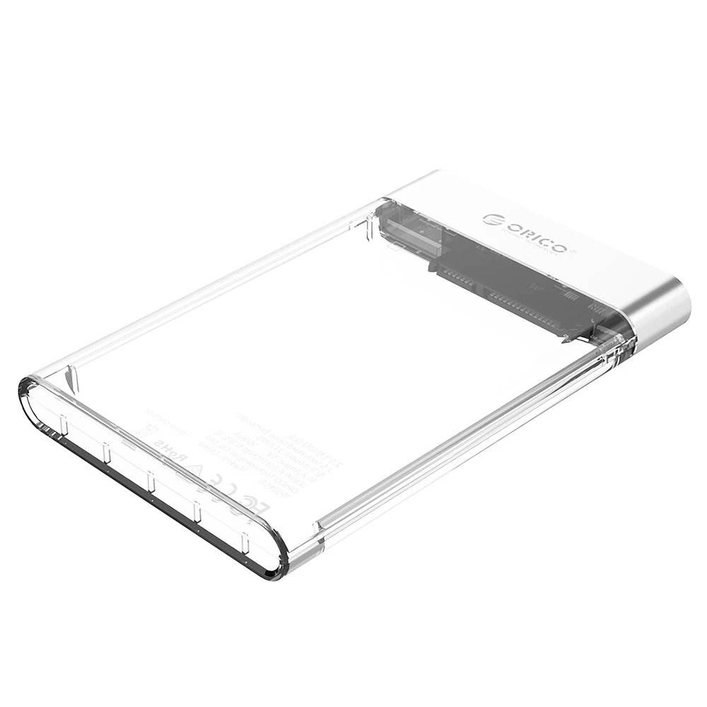 ORICO 2.5 Inch Transparent USB3.0 Hard Drive Enclosure - Image 4