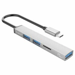 ORICO USB HUB 4 Port USB 3.0 Splitter With Micro USB Power Port Multiple High Speed OTG Adapter Add TF Card