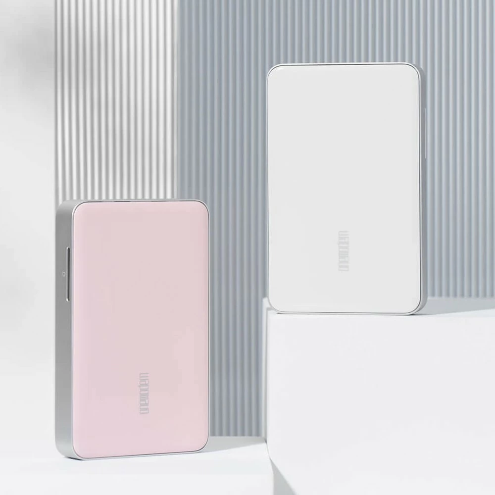 Onemodern M6 HDD High-speed External 1TB Hard Drive With 5000 MAh Battery - White - Image 2