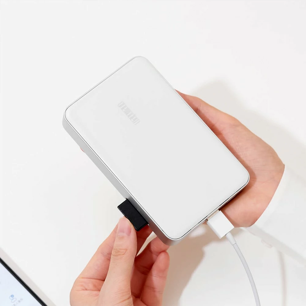 Onemodern M6 HDD High-speed External 1TB Hard Drive With 5000 MAh Battery - White - Image 6