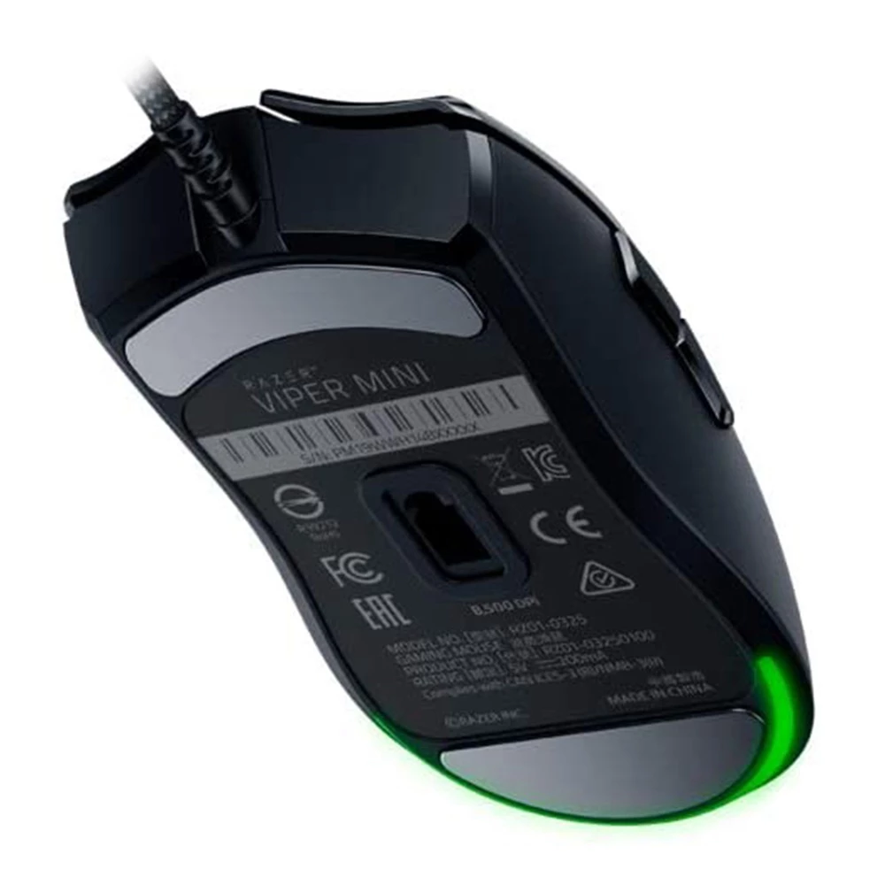 Razer Viper Mini RGB Gaming Mouse 8500 DPI Optical Sensor 6 Programmable Buttons 61G Ultra Light - Black - Image 4