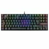 Redragon K552RGB-1 RGB Backlight TKL Mechanical Keyboard 88 Keys QWERTY Italian Layout Red Switch - Black