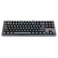 Redragon K598P-KRS RGB TKL Wireless Mechanical Keyboard Bluetooth/2.4Ghz/Wired Tri-Mode Red Switch For Win/Mac - Black