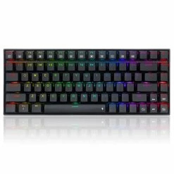 Redragon K629-RGB Phantom RGB Backlight Mechanical Gaming Keyboard 84 Keys Red Switch - Black