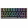 Redragon K629-RGB 75% RGB Backlight Mechanical Gaming Keyboard 84 Keys Red Switch DE Layout- Black