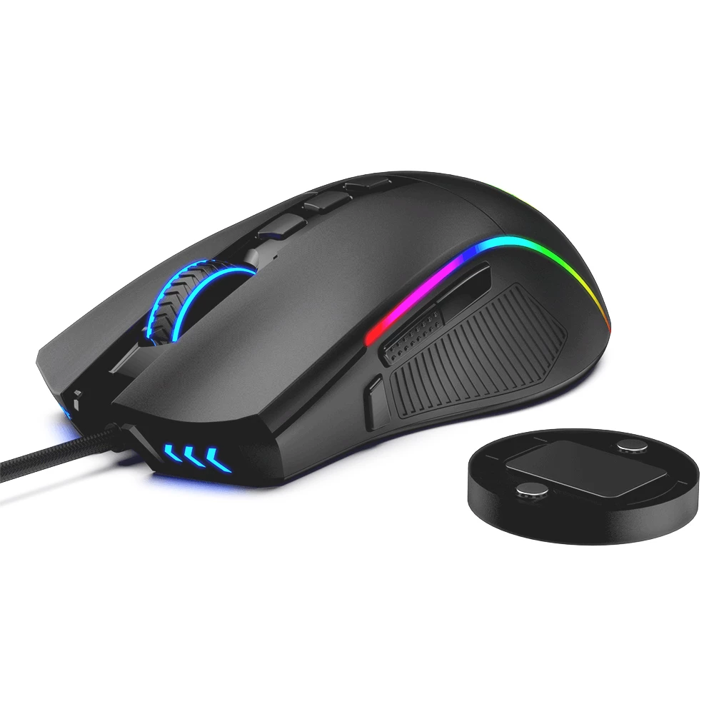 Redragon M721 PRO Lonewolf 2 Wired Gaming Mouse, 16000DPI, 8 Buttons Programmable - Black - Image 4