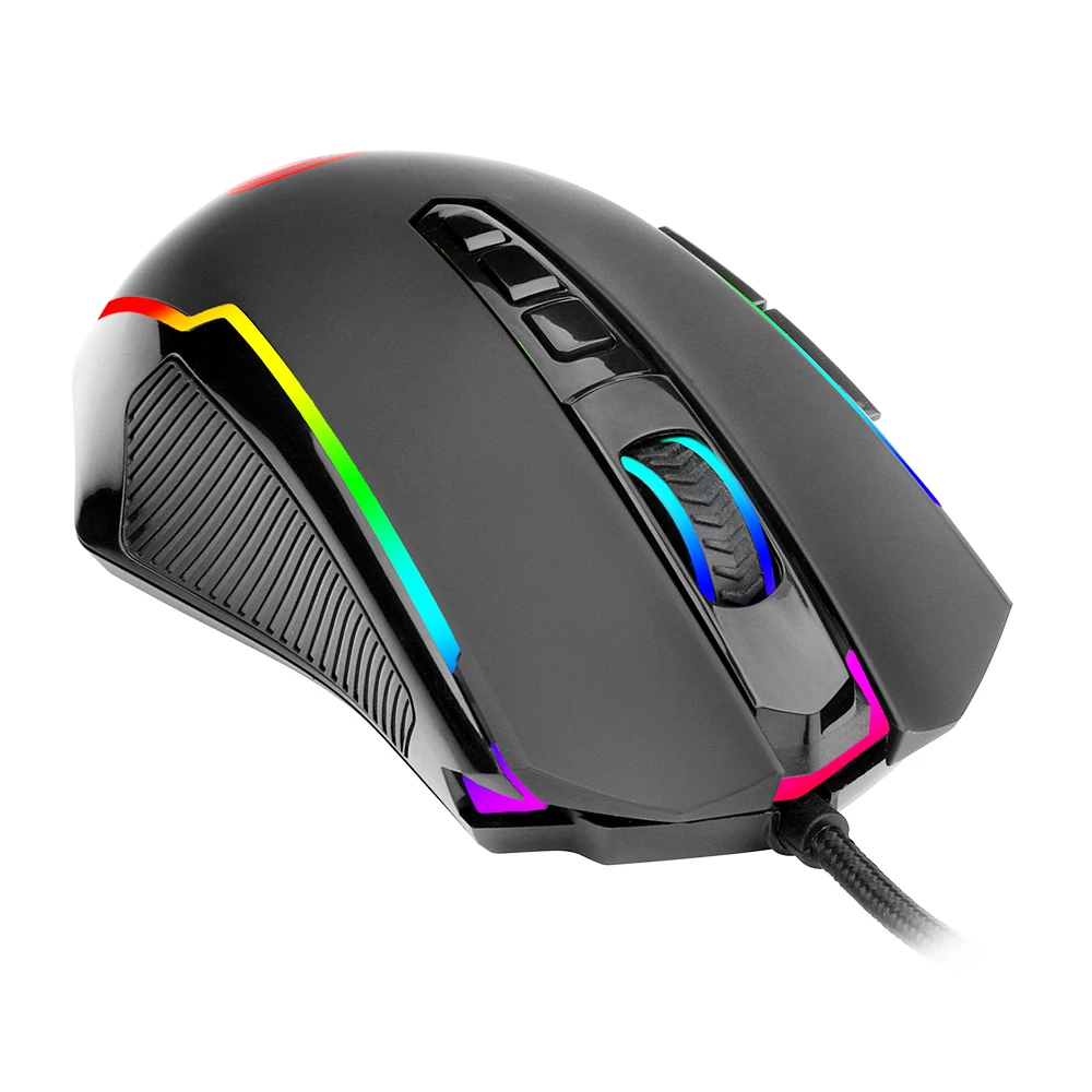 Redragon M910-K RGB Wired Gaming Mouse 8000 DPI 9 Programmable Buttons With Rapid-Fire Button - Black - Image 3