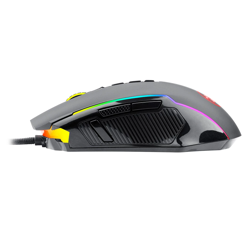 Redragon M910-K RGB Wired Gaming Mouse 8000 DPI 9 Programmable Buttons With Rapid-Fire Button - Black - Image 4