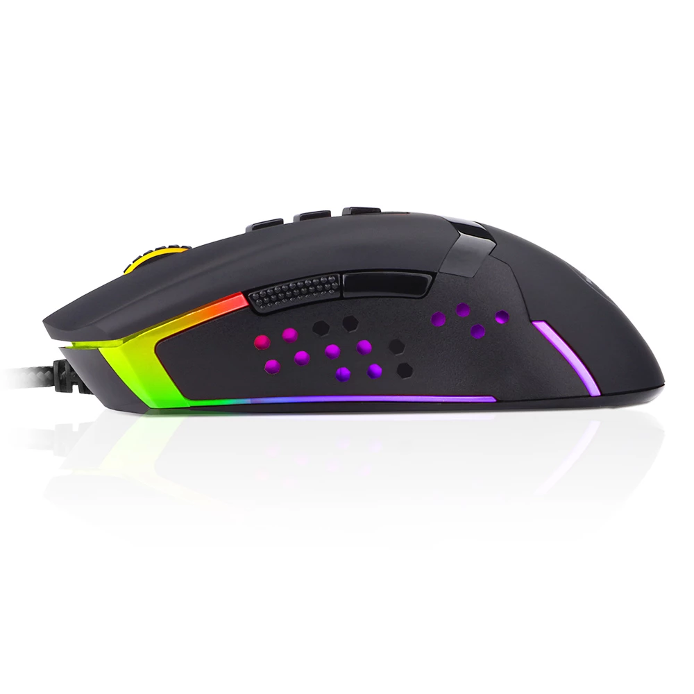 Redragon M712-RGB Octopus Wired Gaming Mouse, 10000DPI, 8 Buttons Programmable - Black - Image 5