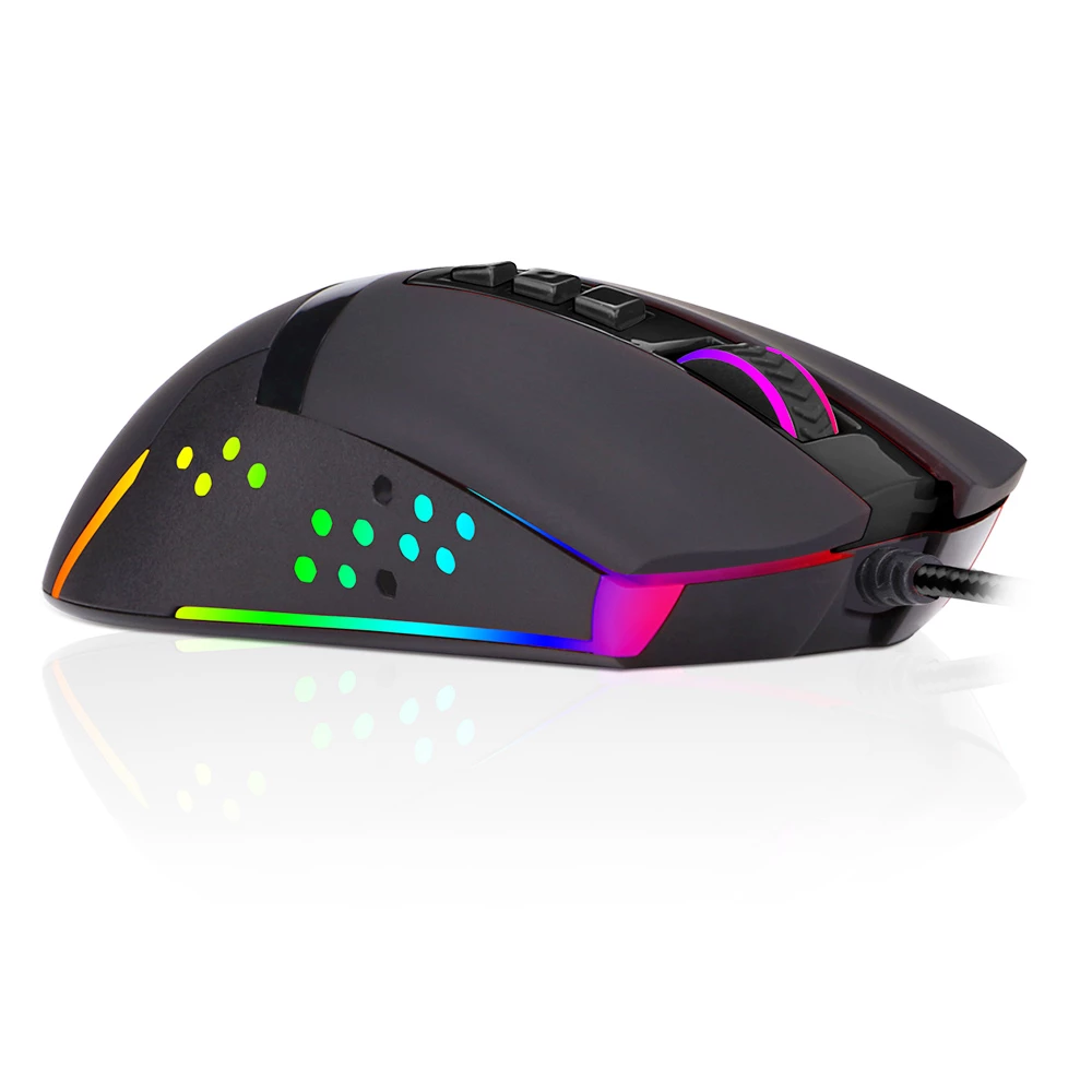 Redragon M712-RGB Octopus Wired Gaming Mouse, 10000DPI, 8 Buttons Programmable - Black - Image 6