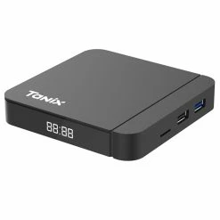 TANIX W2 TV BOX Android 11 Amlogic S905W2 Quad Core ARM Cortex A53 2G DDR4 RAM 16GB ROM 2.4G+5G WiFi BT 4K - AU Plug