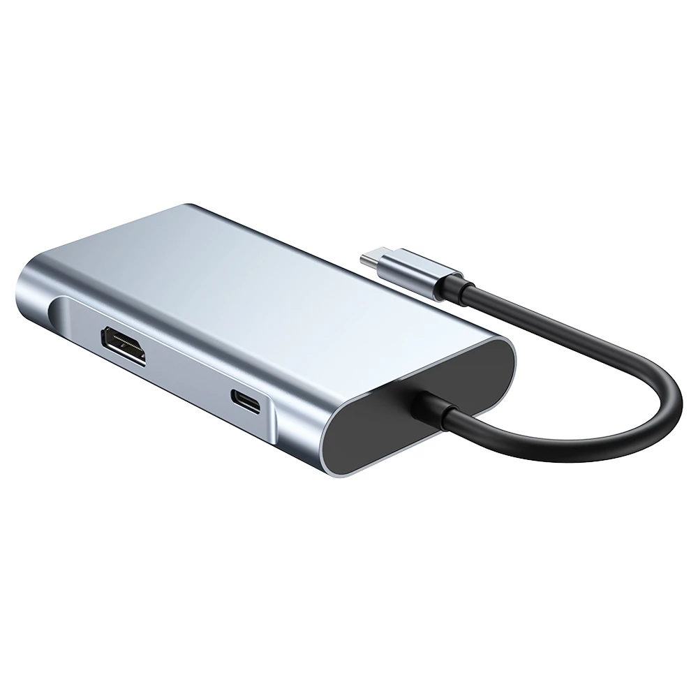 Type-C Hub 7 In 1 USB C To 4K HDMI+1000M RJ45+PD 100W Charge+USB 3.0*3+VGA Dock For MacBook, Windows, Laptop - Image 5