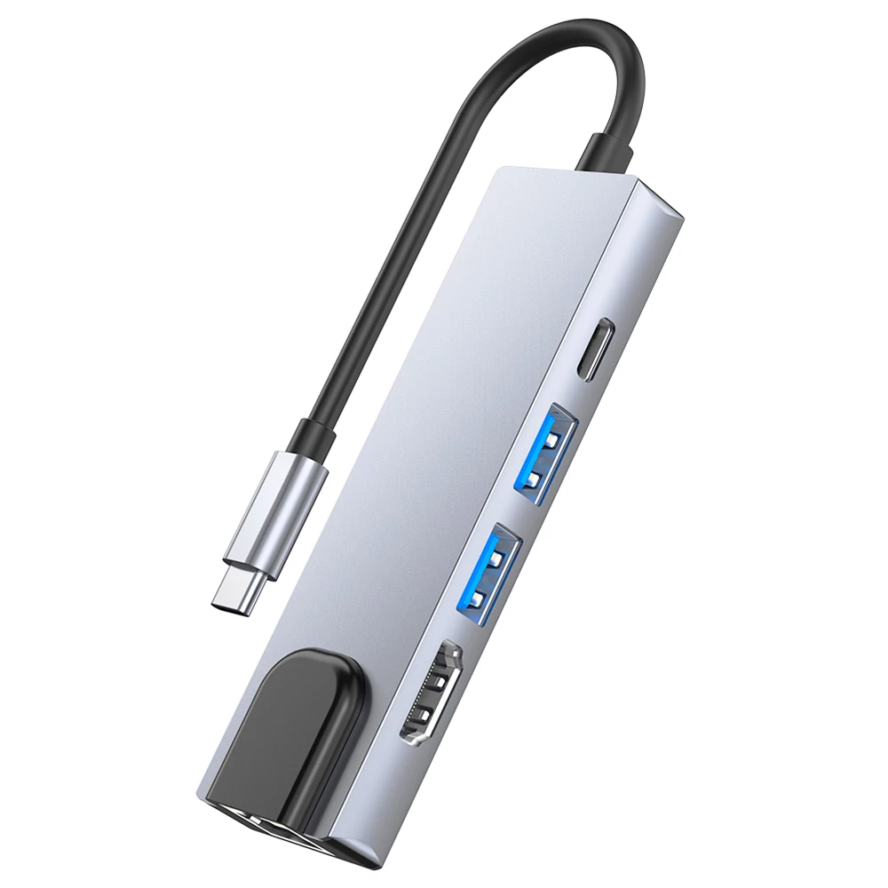 Type-C USB C Hub USB C 3.1 To 4K HDMI 1000M RJ45 PD 100W Charge OTG Adapter USB C Dock For MacBook Air Pro 2020 USB 3.0 - Image 3