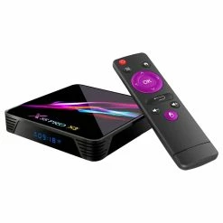 X88 PRO X3 Amlogic S905x3 4GB/32GB 8K Video Decode TV Box With OTA Update Youtube 2.4G+5.8G WiFi Bluetooth 1000Mbps LAN USB3.0 HDMI 2.1 - Black