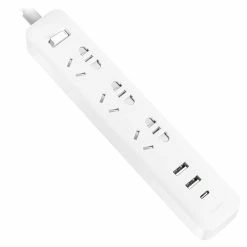 Xiaomi 20W Power Strip Socket USB-C Fast Charging With 3*AC Outlet - White