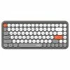 Ajazz 308i Bluetooth Wireless Keyboard 84 Classic Round Keys - Gray