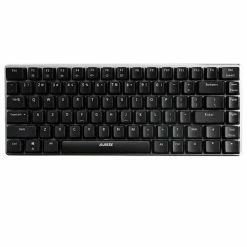 Ajazz AK33 Wired Gaming Mechanical Keyboard Blue Switch 82 Keys No Conflict USB Keyboard With Multimedia Keys Durable - Black
